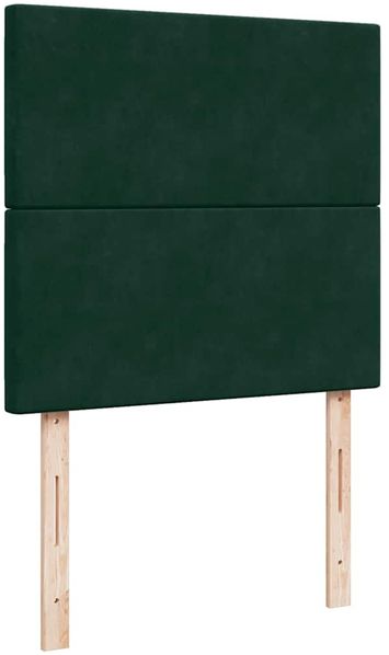 vidaXL Ottoman-Bett mit Matratzen Dunkelgrün 80x200 cm Samt 3313364 Bild 12