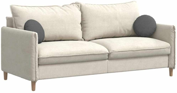 vidaXL Sitzkissen 2 pcs Dunkelgrau Ø30 x 13 cm Stoff 42014084 Bild 2