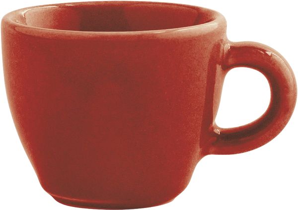 Espresso-Obertasse 0,03 l Homestyle Siena Red Kahla Espressotasse - Mikrowelle geeignet, Spülmaschinenfest