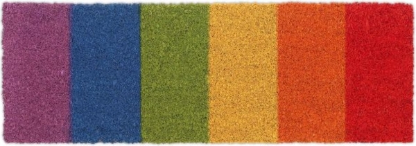 Kokos Fußmatte Regenbogen 10043441