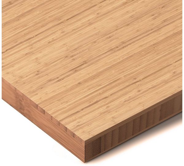 FLEXISPOT Tischplatte DIY Tischplatten (Holzwerkstoff, Farbe auswählbar, Groß auswählbar, Stabile Tischplatte, 20 mm stark), Natürlicher Bambus Bürotischplatte, Umweltfreundlich
