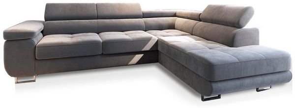 Masseno Ecksofa SELVA mit Schlaffunktion L-Form, Sofa mit Bettkasten