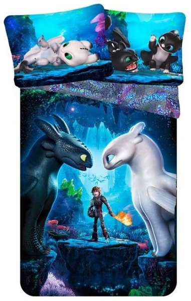 Dragon Baumwoll-Bettwäsche 140x200 cm – Weiches Bettbezug Set mit Kissenbezug 70x90 cm, pflegeleicht & langlebig Bild 4