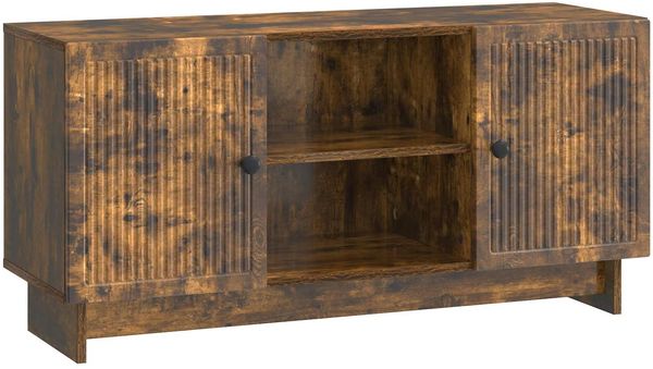 vidaXL TV-Schränk Geräucherte Eiche 102 x 34,5 x 50 cm Holzwerkstoff 894010