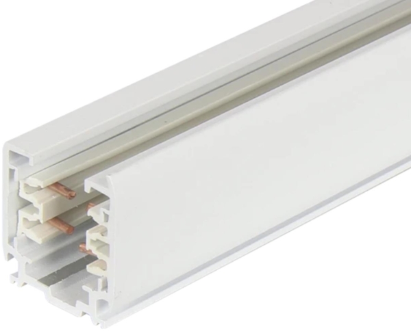 LUMICANTO 3-Phasen-Stromschiene Aluminium | 220-240V | 1m, Weiß