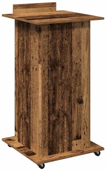 vidaXL Podium mit Schubladen Altholz 55 x 55 x 107 cm Holzwerkstoff 862297 Bild 7