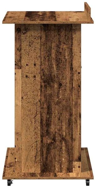 vidaXL Podium mit Schubladen Altholz 55 x 55 x 107 cm Holzwerkstoff 862297 Bild 6