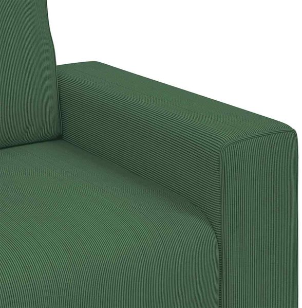 vidaXL Zweisitzer-Sofa Dunkelgrün 160x77x82 cm Cordstoff 4105197 Bild 7