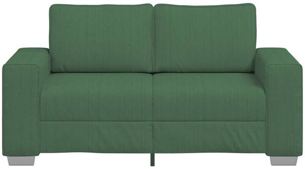 vidaXL Zweisitzer-Sofa Dunkelgrün 160x77x82 cm Cordstoff 4105197 Bild 4