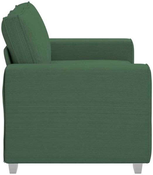 vidaXL Zweisitzer-Sofa Dunkelgrün 160x77x82 cm Cordstoff 4105197 Bild 5