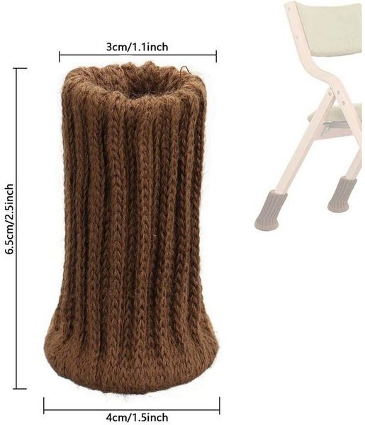 TUWENA Tischbein 24 Stück Stuhlbeinsocke Möbel Socken mit Fühlte Pads, Schutz Stuhl