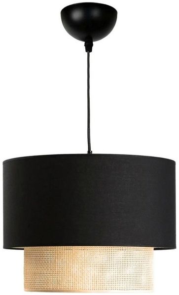 Hängeleuchte Loughborough 1 x E27 Schwarz / Gelb [lux. pro]