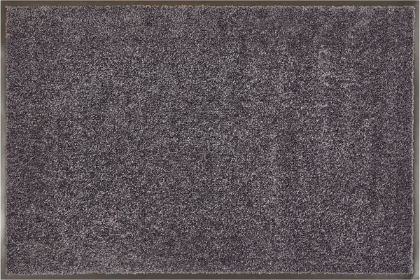 Andiamo 'Super Wash & Clean' Fußmatte, Made in Belgium, rechteckig, Höhe: 7 mm, rutschhemmend, waschbar, Grau, 90x120 cm (Rechteckig)