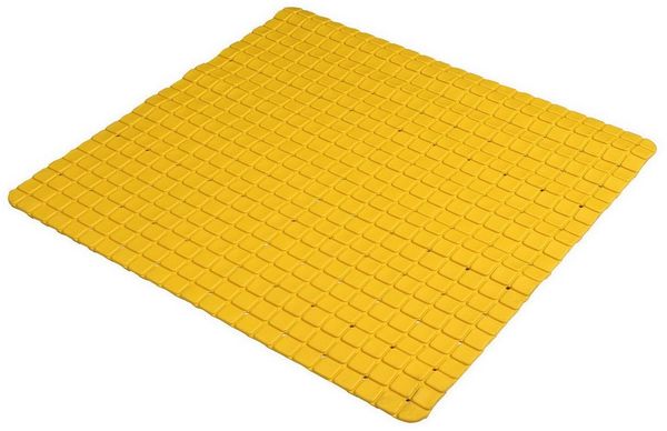 Urban Living Duschmatte Antirutsch-Badmatte Badvorleger Dusch- Bad-Matte, rutschhemmend, mit Saugnäpfen, Wasserablauflöcher, strapazierfähig, leicht zu reinigen, Gummi, rechteckig, 69 x 39 cm Badewanneneinlage Badezimmermatte