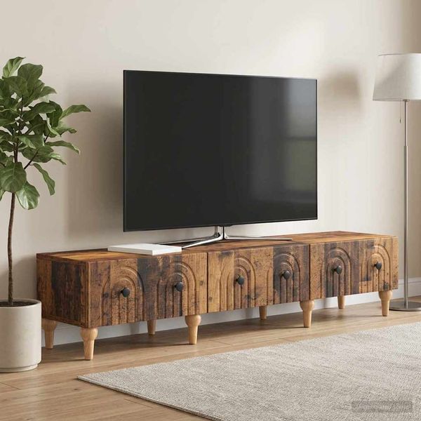 vidaXL TV-Schränk Altholz 147 x 34,5 x 30 cm Holzwerkstoff 894253