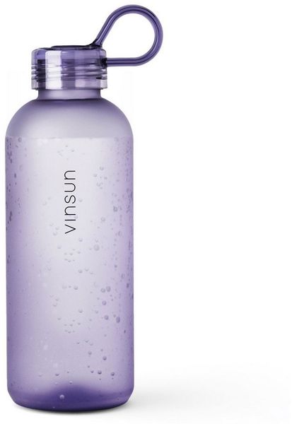 Vinsun Trinkflasche Trinkflasche 650ml, Kohlensäure geeignet, auslaufsicher, Tritan, BPA frei, bruchsicher, geruchs- und geschmacksneutral, auslaufsicher