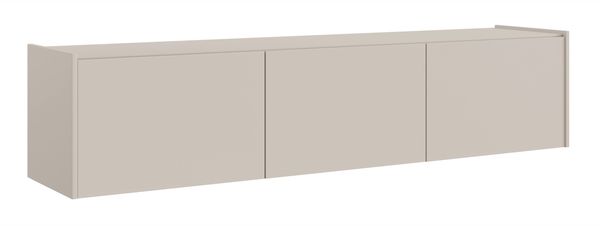 Selsey 'Magro' – TV-Lowboard hängend oder stehend 2-türig, Kaschmirgrau, 180 cm