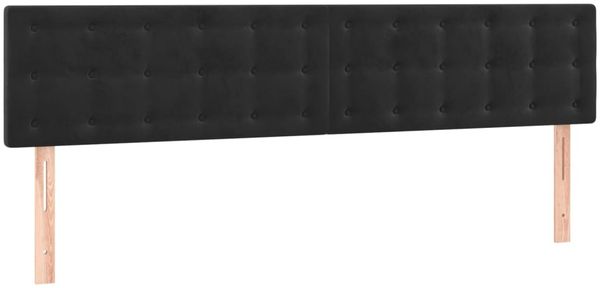 vidaXL Boxspringbett mit Matratze & LED Schwarz 200x200 cm Samt 3134665 Bild 7
