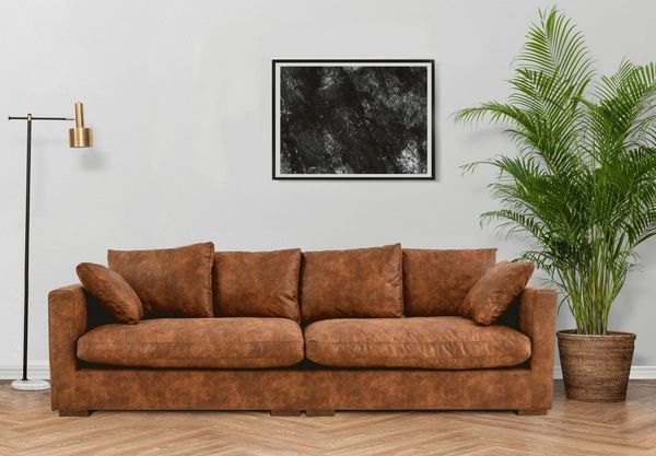 Home affaire Big-Sofa Coray, extra weich und kuschelig, Füllung mit Federn und Daunen