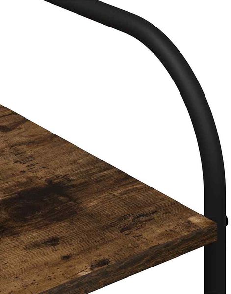 vidaXL Kleiderständer mit Regal Braun Eichen-Optik 120 x 44 x 160 cm 868447 Bild 9