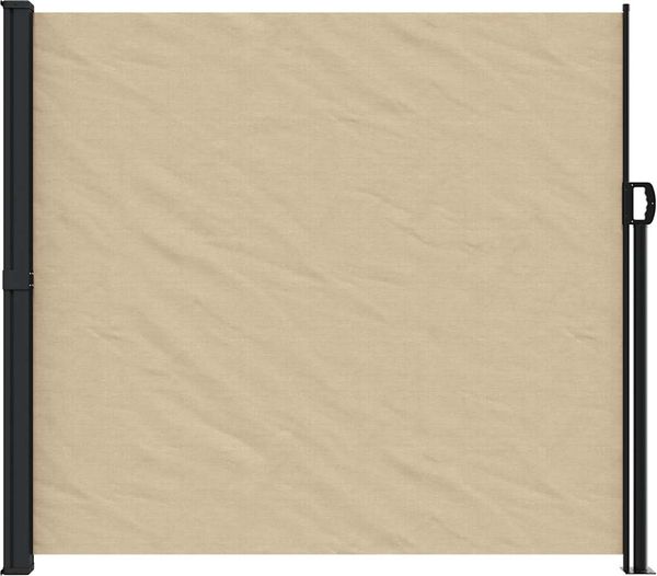vidaXL Seitenmarkise Ausziehbar Beige 180x500 cm 4004450 Bild 3