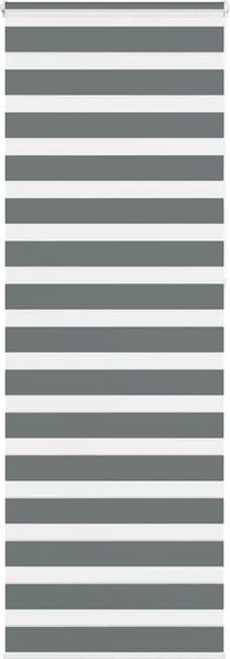 vidaXL Doppelrollo Dunkelgrau 85x230 cm Stoffbreite 80,9 cm Polyester 4014180