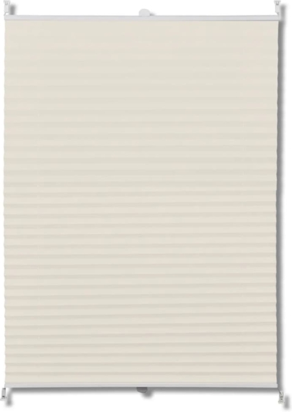 Plissee Faltrollo Rollo Plisseerollo 40x125cm Creme 240618