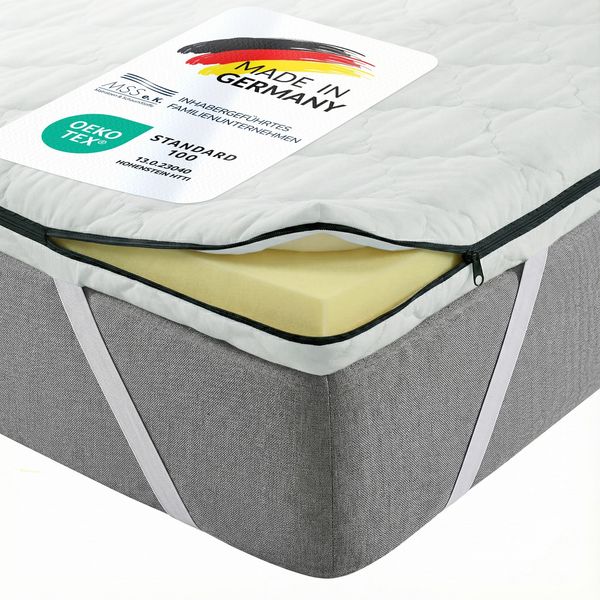 MSS® ProComfort Visco Topper mit verst. Bezug 200x120x6 cm