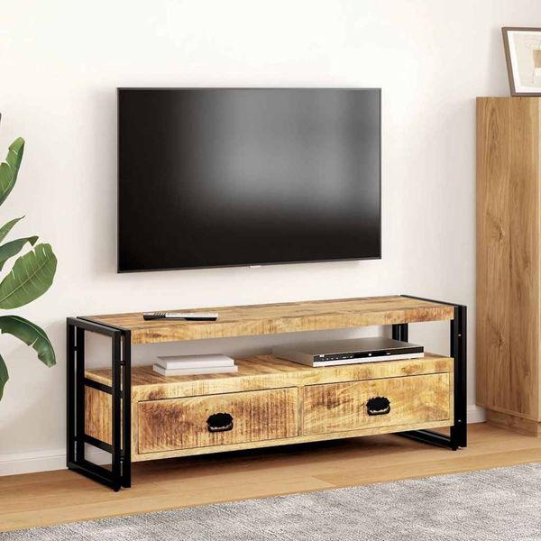 vidaXL TV-Schrank 120x35x45 cm Massivholz Mango 247402