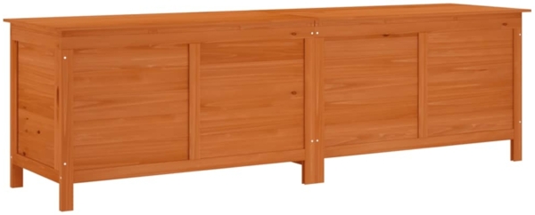 vidaXL Gartentruhe Braun 198,5x50x56,5 cm Massivholz Tanne 364763