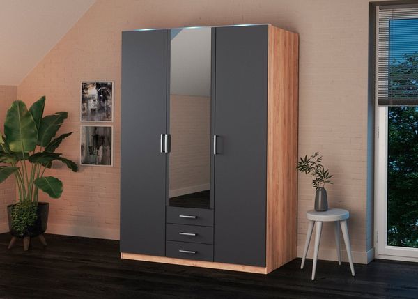 priess Kleiderschrank Amsterdam mit oder ohne LED-Beleuchtung