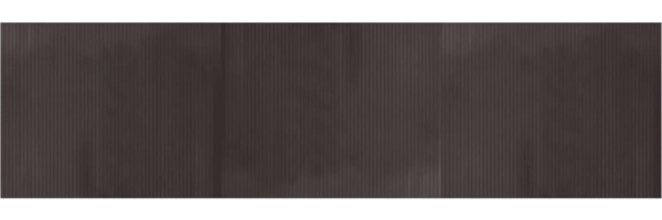 vidaXL Teppich Rechteckig Dunkelbraun 80x300 cm Bambus 376785