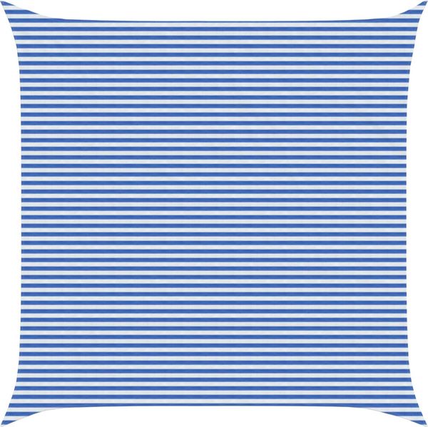 vidaXL Sonnensegel Blau und Weiß 7x7 m HDPE 42032874