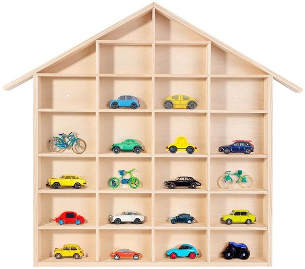 Creative Deco Schubladenbox Setzkasten Holz Sammelbox Holztablett 26 Fächer, 56x50x3,5 cm
