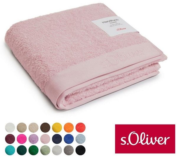 s.Oliver Handtuch s.Oliver, Premium Qualität, 600 gr/m², auch als Sets erhältlich, Walkfrottier (1-St), große Farbauswahl, auch als Duschtuch, Waschhandschuh, Gästetuch
