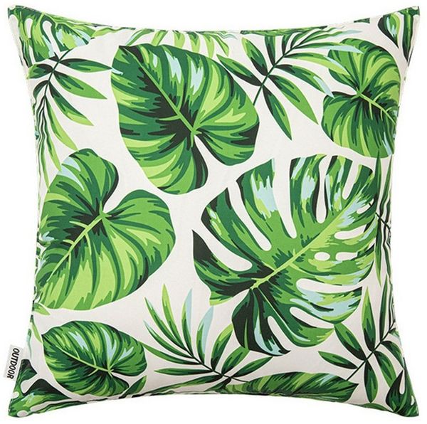 Jibenhome Kissenbezüge Outdoor wasserdichte Kissenbezug, Sofa Couch Wetterfeste Kissenhülle, (2 Stück), 45x45, für Outdoor Balkon Terrasse Patio Garten Bauernhaus Dekor