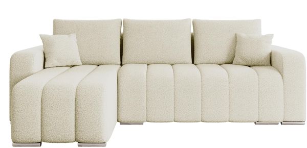 Ecksofa Kojos Boucle (Farbe: Lambi 08)