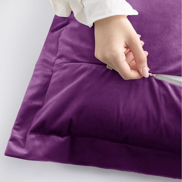 AmeliaHome Kissenhülle Kissenhülle Kissenbezug Dekokissen Samt Wohnzimmer, (2 Stück), Wohn- und Schlafzimmer