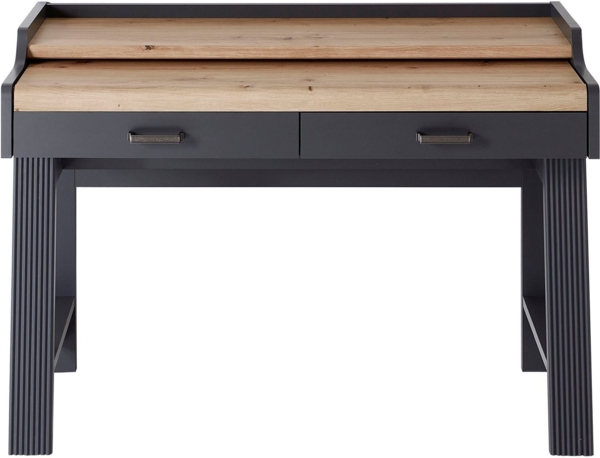 Sekretär Schreibtisch JASMIN Graphit Artisan Eiche Nachbildung