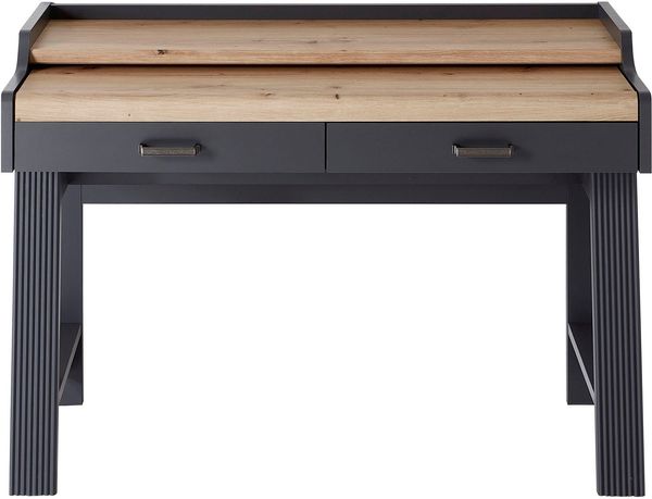 Sekretär Schreibtisch JASMIN Graphit Artisan Eiche Nachbildung