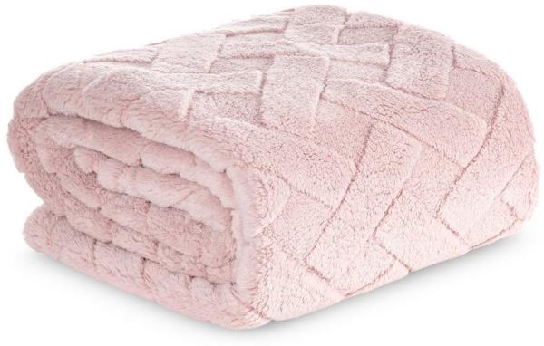 Wohndecke CARO, Design91, Karierte Kuscheldecke ideales Geschenk Weiche, warme Decke