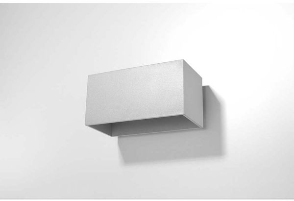 Wandleuchte, Grau, ALU, UP DOWN, H 20 cm Bild 3