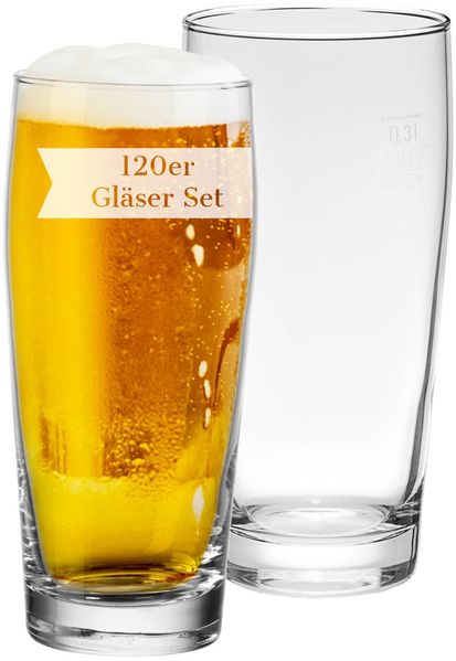 Van Well Willi Becher 0,3 l geeicht 120er Set