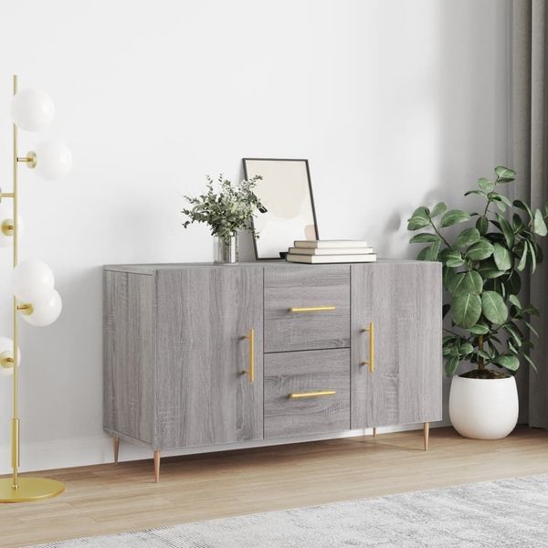 vidaXL Sideboard Grau Sonoma 100x36x60 cm Holzwerkstoff 828162