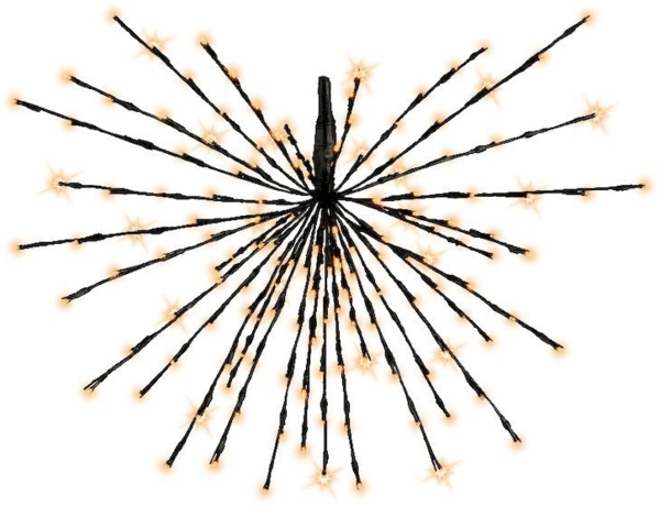 Kaemingk LED Stern LED Leuchtstern Polarstern Blinkfunktion outdoor, LED fest integriert, klassikweiß