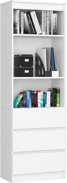 Raumhirsch Furniture Standregal Praktisches Standregal für Büro - Vielseitiges Möbel - Bücherregal, (viele Farbvarianten - Maße: 60 x 180 x 35 cm) - Hochwertig & stabil