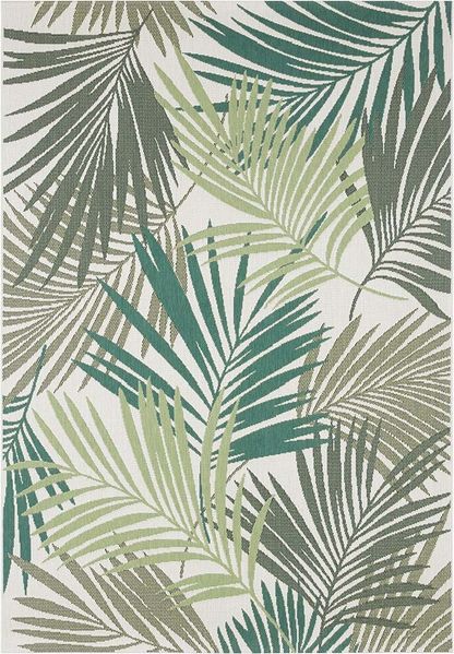 In- & Outdoor Teppich Vai Grün Creme - 120x170x0,8cm