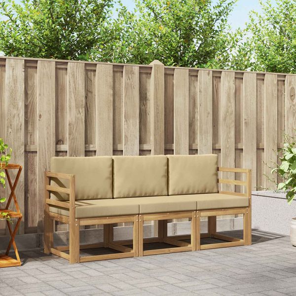 vidaXL Outdoor-Sofagarnitur 3 pcs 3387162