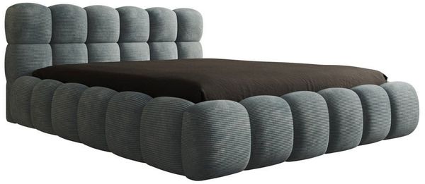 Luxusbetten24 Polsterbett Designer Polsterbett Boston, in Cord mit Stauraum