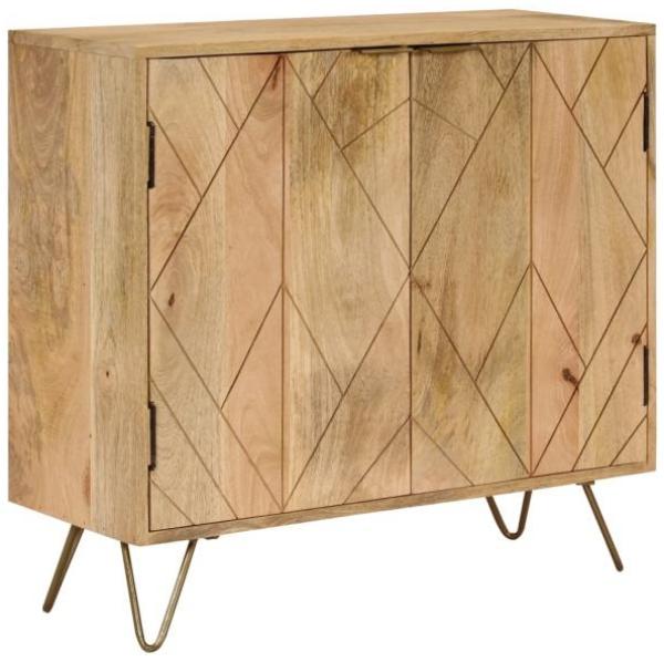 vidaXL Sideboard 80x30x75 cm Massivholz Mango 246155 Bild 6